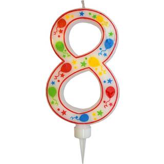 Stor Siffer Lys, 17cm (8)