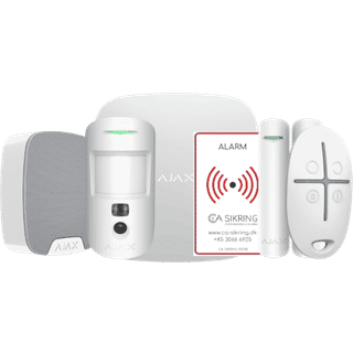 Ajax Alarmpakke HUB 2 Motioncam Hvid