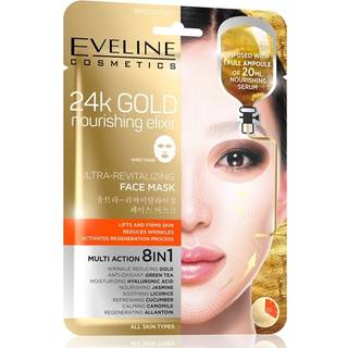 Eveline Cosmetics 24k Gold Nourishing Elixir Løftende maske 1 stk. - 1 stk.