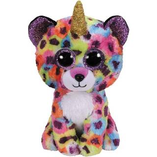 TY Beanie Boos Giselle Leopard med horn, 15 cm, flerfarvet plyslegetøj i én størrelse