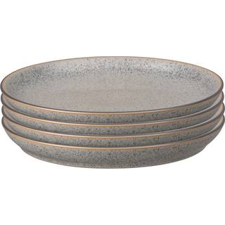 Denby Studio Grey coupe tallerken 26 cm 4-pak Granite