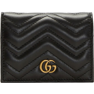 Gucci GG Marmont leather wallet - black - One Size