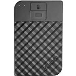 Verbatim Fingerprint Secure - 2TB - Ekstern Harddisk - Sort