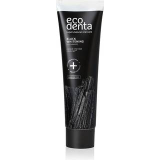 Ecodenta tandpasta m. sort kul u. fluor - 100 ml