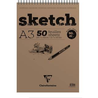 Sketch blok, 50 ark, 90 g., A3