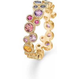 Mads Z - Luxury Rainbow ring i 14 kt guld m. natursten i 14kt. guld**