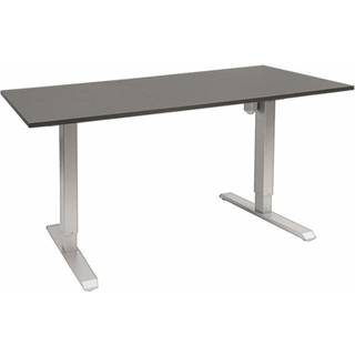 Hæve sænkebord 80x120 - Manager, Mørkegrå