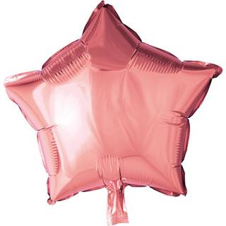 Folie ballon, stjerne, pink, 46 cm