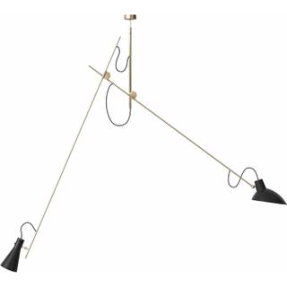 Astep - VV Cinquanta Suspension, Black Structure, Black and Red Reflectors - Pendellamper - Vittoriano Viganò - RØD,Sort