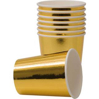 Guldmetallic papkrus 8 stk.