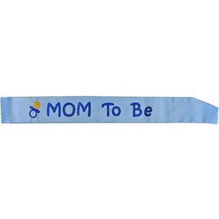 Lyseblåt MOM TO BE skærf