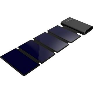 Sandberg Aftagelig Solcelle Oplader & PowerBank 25.000 mAh 20W - USB-C PD / 2 x USB-A - Sort