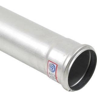 Blücher afløbsrør 110X500 mm muffe rustfri/syrefast