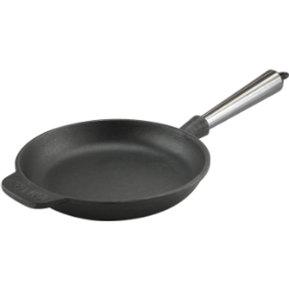 Støbejernspande 18 cm, stålhåndtag