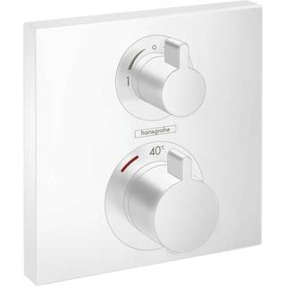 Hansgrohe Ecostat termostat 2 udtag mat hvid