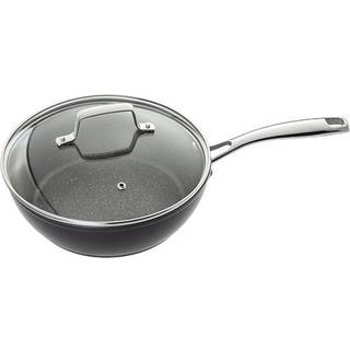 Stellar Stellar Grey Rocktanium Non Stick Sauté Pan 24cm