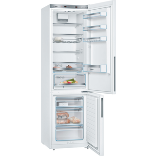 Bosch Serie 6 Køle-/fryseskab 201 x 60 cm Hvid KGE39AWCA