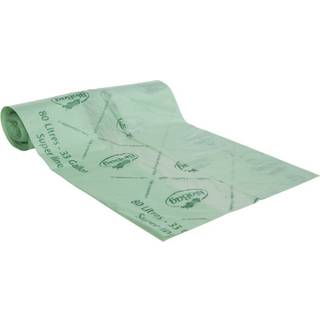 BioBag Bio-Sække mater-bi 80 liter 18my 82x105cm grøn