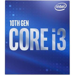 Intel Core i3-10100 Comet Lake CPU - 4 kerner - 3.6 GHz - Intel LGA1200 - Intel Boxed (med køler)