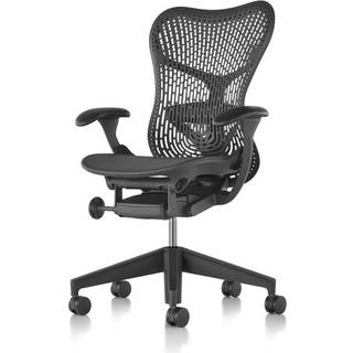Herman Miller Mirra 2 kontorstol, graphite triflex ryg og stel