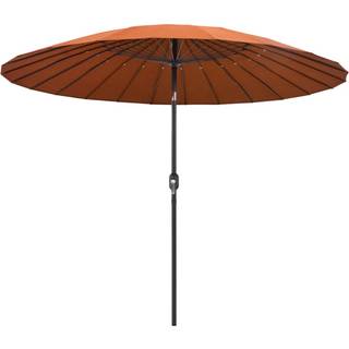 parasol med aluminiumstang 270 cm sort