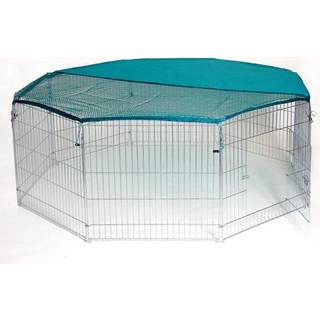 Trixie natura outdoor run with safety net metal ø 210 × 75 cm