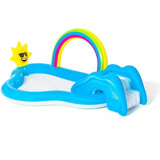 Bestway, børnepool m/ rutsjebane og sprinkler, 170L [Levering: 1-2 dage]