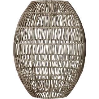 Star Trading Linde Lampeskærm 30 Cm Grå - Udendørsbelysning Rattan Beige - 092-08