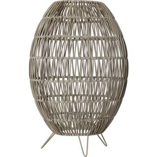 Star Trading Linde Gulv Lampeskærm 46 Cm Grå - Udendørs gulvlamper Rattan Beige - 092-06