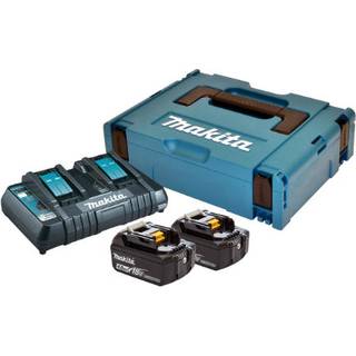 Makita Batteri 2 stk. 18v 4.0 ah, Dobbeltlader