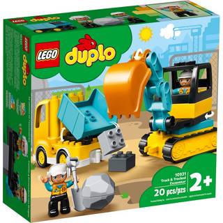 LEGO DUPLO Town Lastbil og gravemaskine på larvefødder 10931