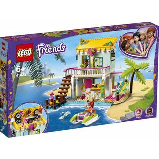 LEGO Friends Beach House 41428 Building Kit; Sparks Times of Summer Adventure Play (444 stykker)