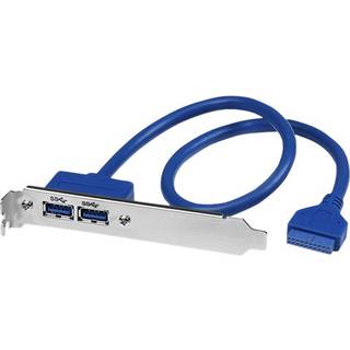 StarTech.com 2 Port USB 3.0 A Female Slo