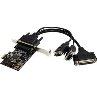 StarTech.com 2S1P PCI Express Serial Parallel Combo Card with Breakout Cable