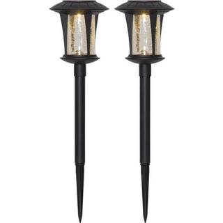 Star Trading - Solar Cell Lighting - Solar Cell Roller 2 -P Monaco - Sort - 32 cm