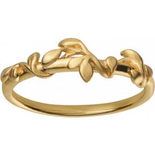 Bybiehl Jungle Ivy ring i forgyldt