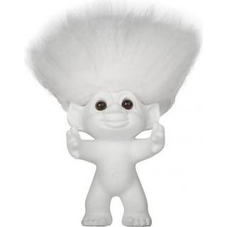 , Mat hvid/ hvidt hår 12 cm