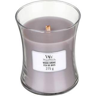 WoodWick Medium - Wood Smoke - Duftlys