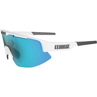 Bliz Matrix Small 52907-03 Matt White/Smoke w Blue Multi Sportsbriller