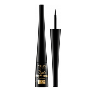 Eveline Cosmetics Liquid Precision 2000 Procent Eyeliner med mat effekt Skygge Black 4 ml - 4 ml