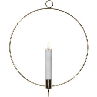 Star Trading - Indoor Decoration Flamme Ring - 34 cm - Messing