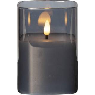 Star Trading 063-93 Flamme 9X12,5CM LED Stearinlys, gennemsigtig ➞ På lager - klar til levering