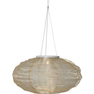 Star Trading - Solar Cell Lighting - Solar Cell Decoration Festival - Gold - 19 cm