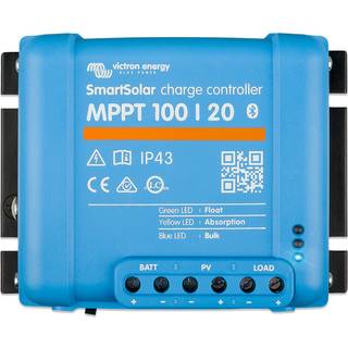 Solcelleregulator Victron SmartSolar MPPT 100/20, 12/24/36/48 V, 20 A