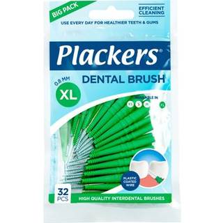 32 stk. Mellemrumsbørster Plackers Dental Brush 0.8 mm ISO 5 GRØN