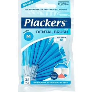32 stk. Mellemrumsbørster Plackers Dental Brush 0.6 mm ISO 3 BLÅ