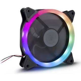 Inter-Tech Argus RS-051 RGB - Kabinet køler - 120mm - Sort