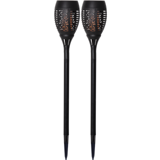 Star Trading - Solar Cell Lighting - Solar CellSpire Flame - Sort - 50 cm