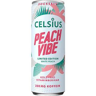 Celsius, Peach Vibe med kulsyre, 1 stk