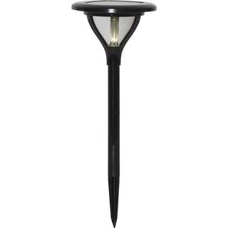 Star Trading - Solar Cell Lighting - Solar Cell Roller Mervia - Black - 34 cm